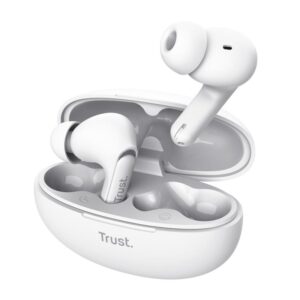 AURICULARES TRUST YAVI EARBUDS ENC BLUETOOTH WIRELESS WHITE