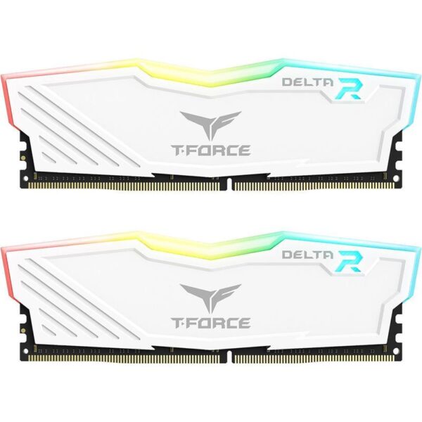 MEMORIA RAM 16GB (2X8GB) TEAMGROUP DELTA DDR4 3200MHZ RGB WHITE