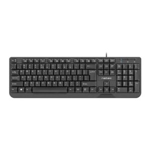 TECLADO NATEC TROUT SLIM USB MULTIMEDIA BLACK