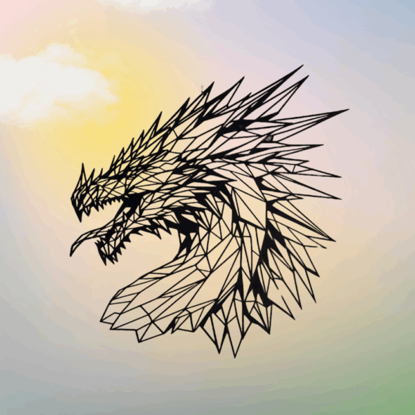 3D Printing - Geometric Beast Dragon