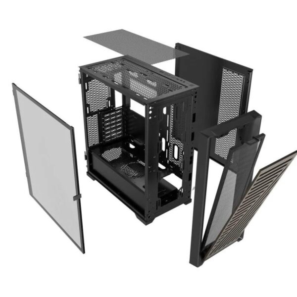 CAJA ORDENADOR GAMING PHOENIX ARTISAN NOBLE BLACK FRONTAL MADERA ATX - Imagen 8