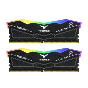 KIT MEMORIA RAM TEAMGROUP DELTA 16GB (2X8GB) DDR5 6000MHZ RGB CL38 BLACK