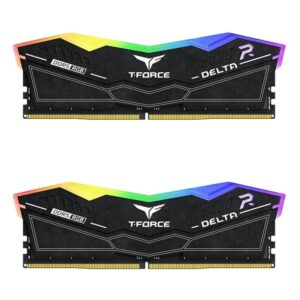 KIT MEMORIA RAM TEAMGROUP DELTA 32GB (2X16GB) DDR5 5600MHZ RGB CL36 BLACK