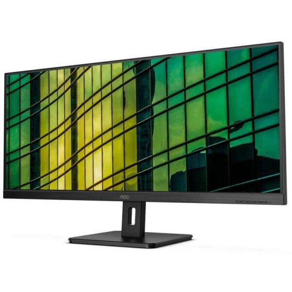 MONITOR AOC 34 100HZ WQHD ULTRAWIDE HDMI DISPLAYPORT BLACK - Imagen 2