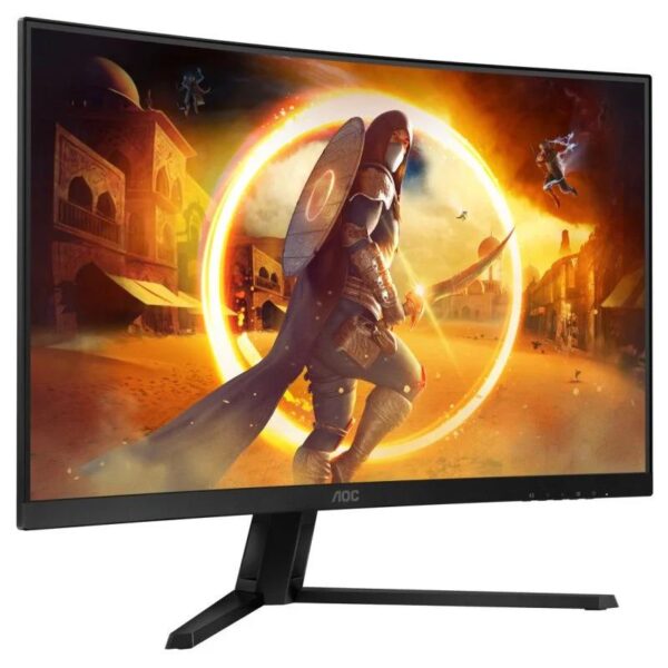 MONITOR GAMING AOC 32 CURVO 180HZ 2K QHD HDMI DISPLAYPORT BLACK - Imagen 2