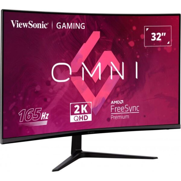 MONITOR GAMING VIEWSONIC 32? 165HZ QHD CURVO MULTIM ERGO HDMI DP 3YR GAR - Imagen 3