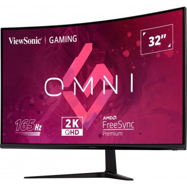 MONITOR GAMING VIEWSONIC 32? 165HZ QHD CURVO MULTIM ERGO HDMI DP 3YR GAR - Imagen 4