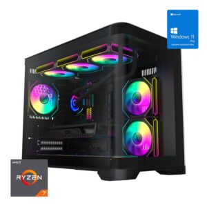 ORDENADOR GAMING HYPE M RGB R7 5700G/32GB/SSD1TB NVME/R.LIQ/900W/W11PRO