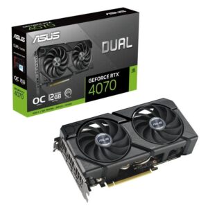 TARJETA DE VIDEO ASUS RTX4070 DUAL OC EDITION 12GB GDDR6X PCI 4.0