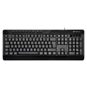 TECLADO PHOENIX MULTIMEDIA USB BLACK