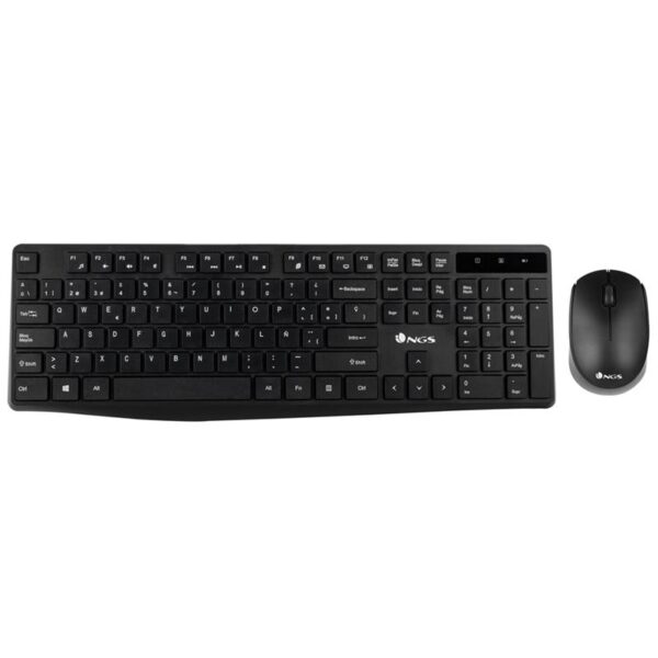 TECLADO + RATON NGS ALLURE WIRELESS BLACK