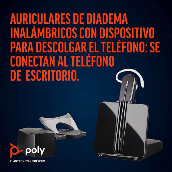 AURICULAR PLANTRONICS CS540 INALAMBRICO + HL10 - Imagen 2