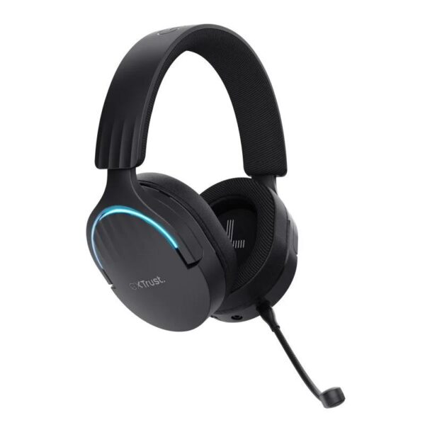 AURICULARES + MICROFONO TRUST GAMING RGB GXT 491 FAYZO HEADSET WIRELESS - Imagen 4