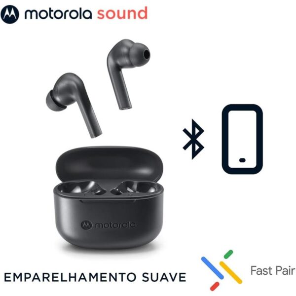 AURICULARES MOTOROLA MOTO BUDS 065 IN EAR ANC BLUETOOTH 5.3 BLACK - Imagen 6