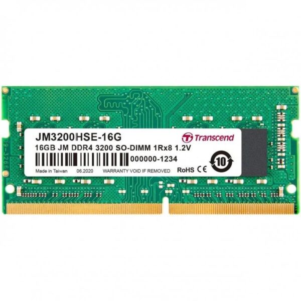 MEMORIA SODIMM 16GB TRANSCEND DDR4 3200MHZ