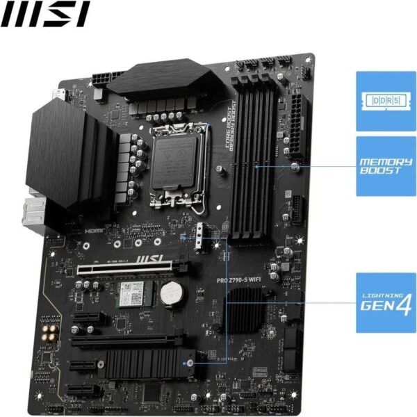 PLACA BASE MSI PRO Z790-S WIFI ATX 4XDDR5 HDMI + DP - Imagen 3