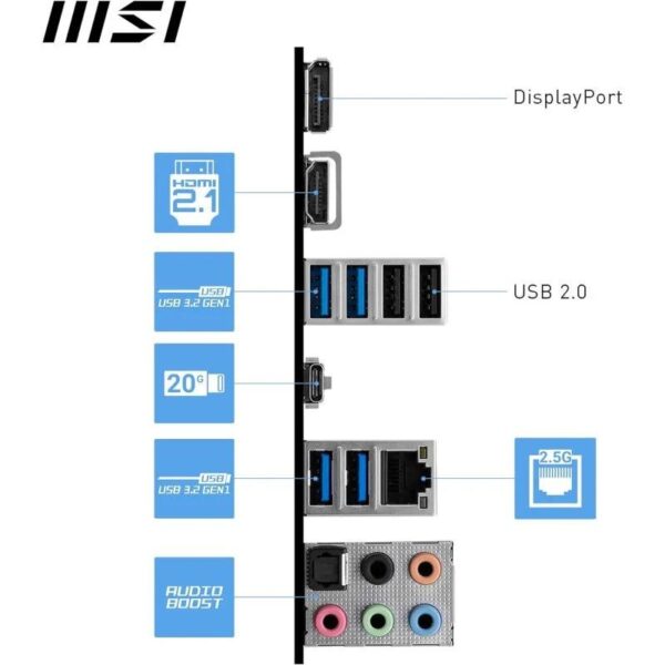 PLACA BASE MSI PRO Z790-S WIFI ATX 4XDDR5 HDMI + DP - Imagen 5