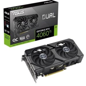 TARJETA DE VIDEO NVIDIA ASUS RTX4060TI EVO OC 16GB GDRR6 DP HDMI