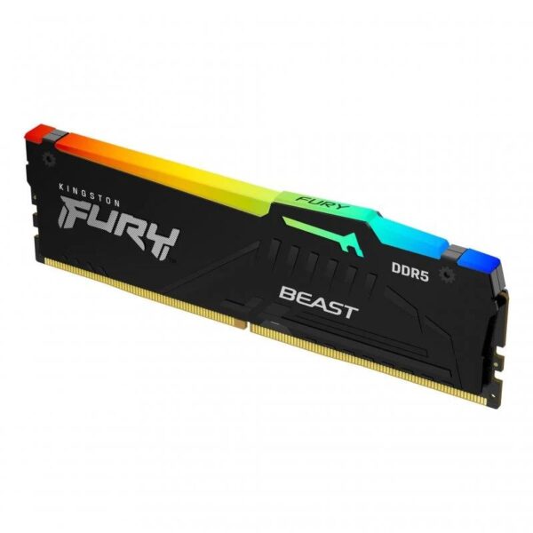 MEMORIA RAM 16GB KINGSTON DDR5 5600MHZ FURY BEAST CL40 1.25V RGB