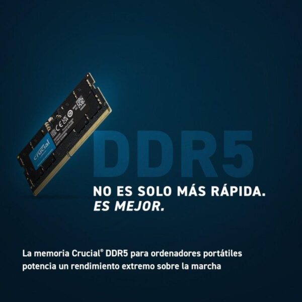 MEMORIA SODIMM 16GB CRUCIAL DDR5 5600MHZ - Imagen 2