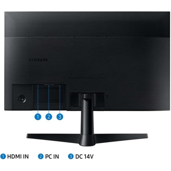 MONITOR SAMSUNG 24 IPS FULL HD VGA HDMI VESA BLACK - Imagen 6