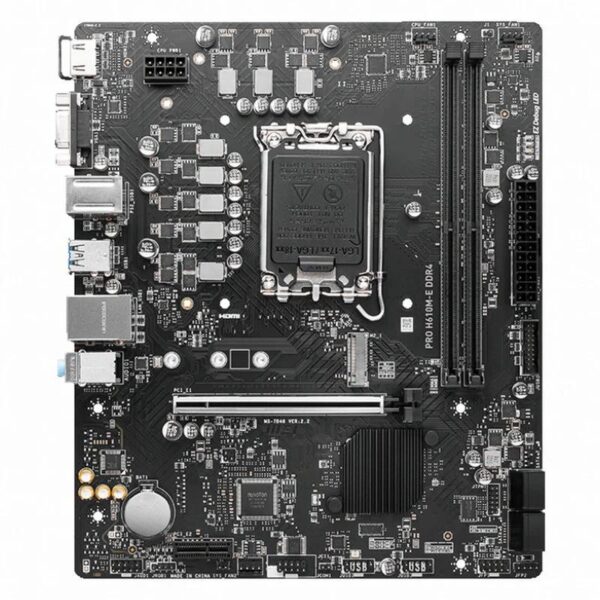 PLACA BASE MSI PRO H610M-E DDR4 MATX VGA + HDMI - Imagen 2