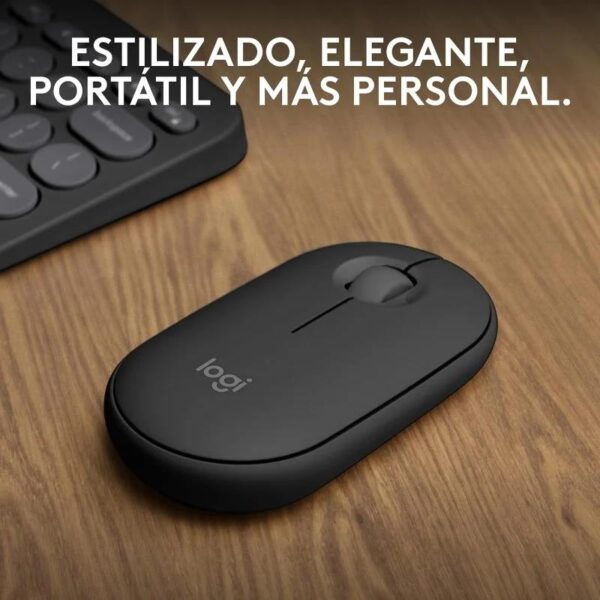 RATON LOGITECH PEBBLE 2 M350S WIRELESS BLACK - Imagen 2