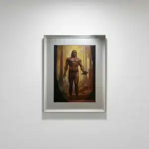 Mencey Romen Guanchen-König Leinwand