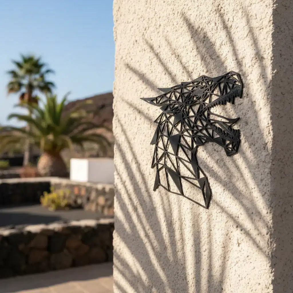 Geometric Dragon Head – Wall Decor - Image 4