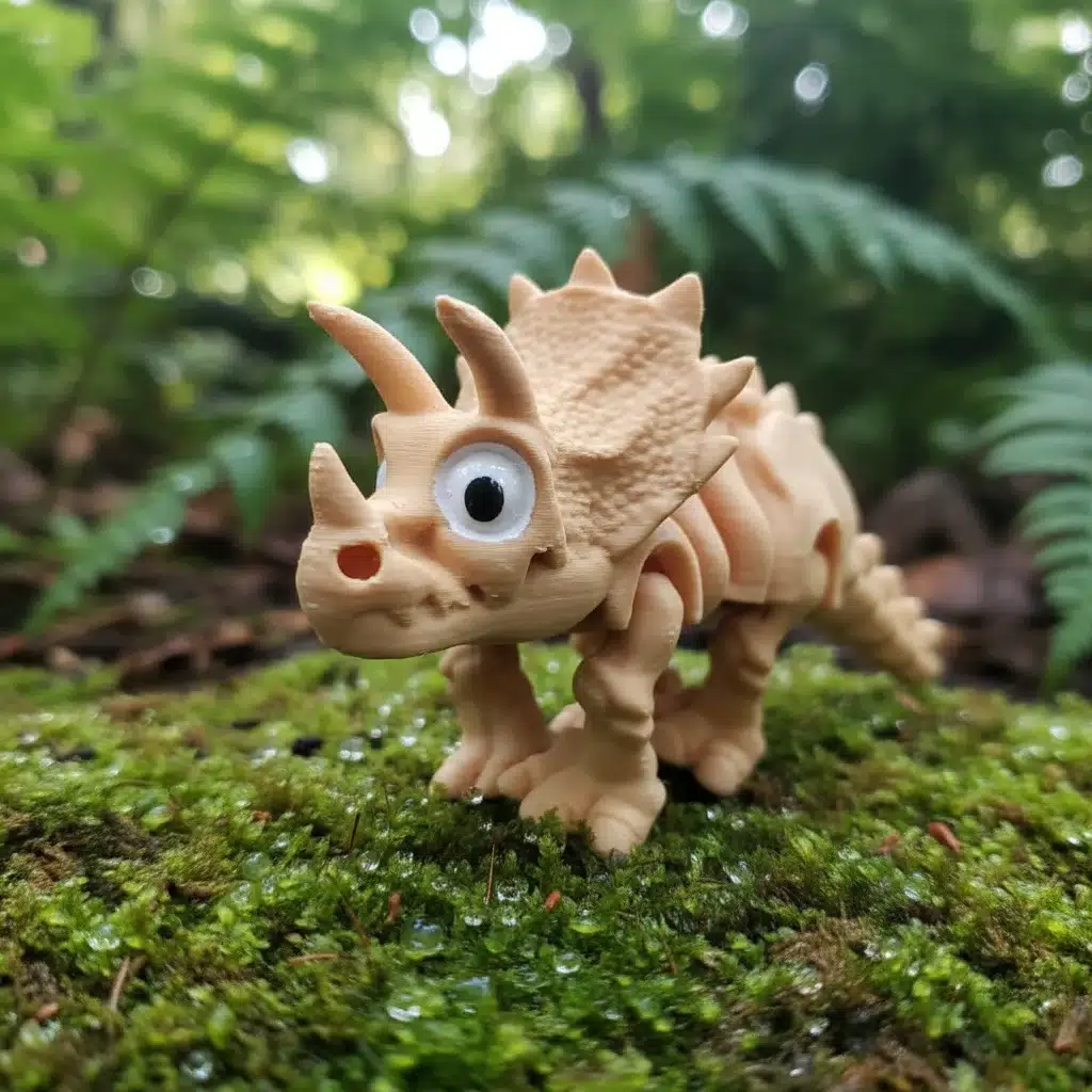 Beweglicher Triceratops 3D Figur – Bild 4