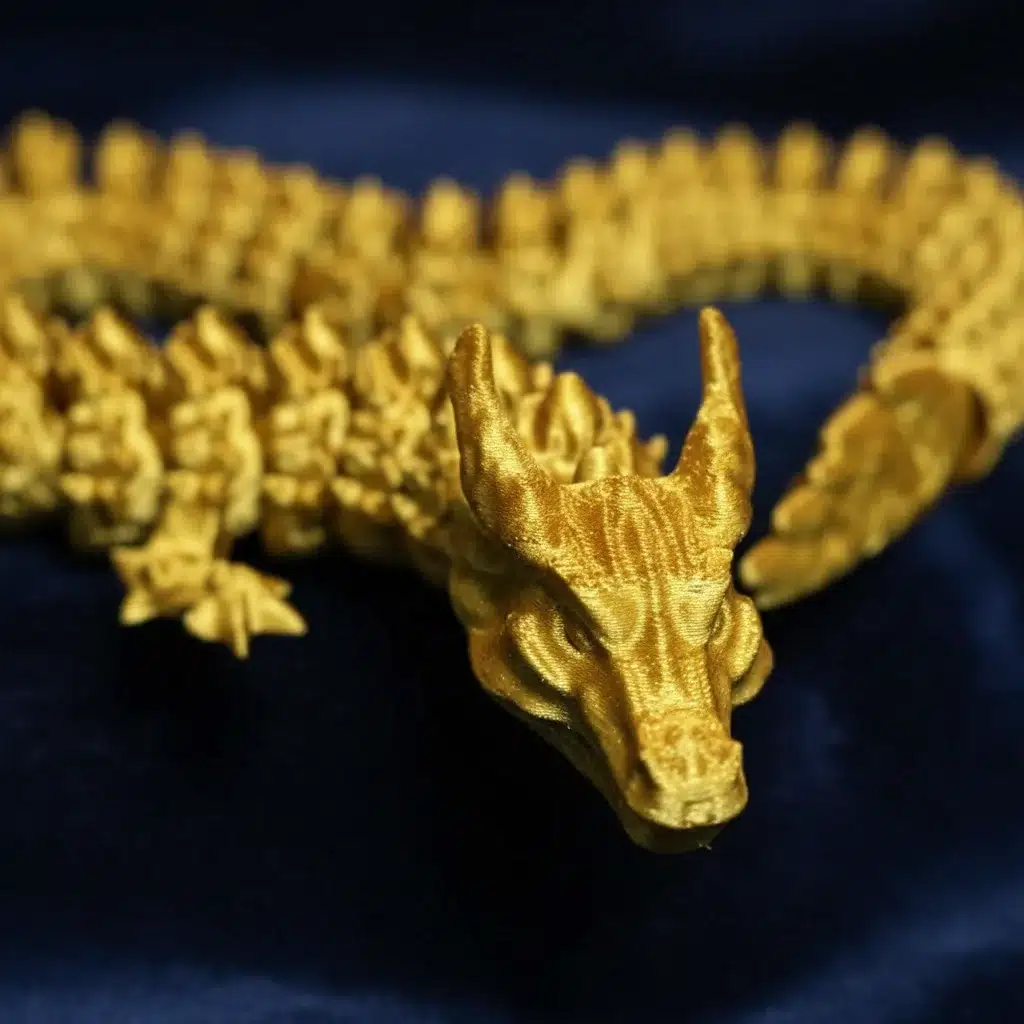 3D Gelenkiger Kaiserdrache - 42cm