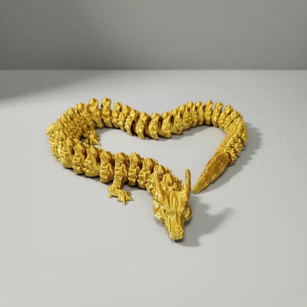 3D Gelenkiger Kaiserdrache - 42cm – Bild 2