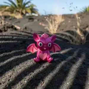 Beweglicher Fledermaus-Schlüsselanhänger