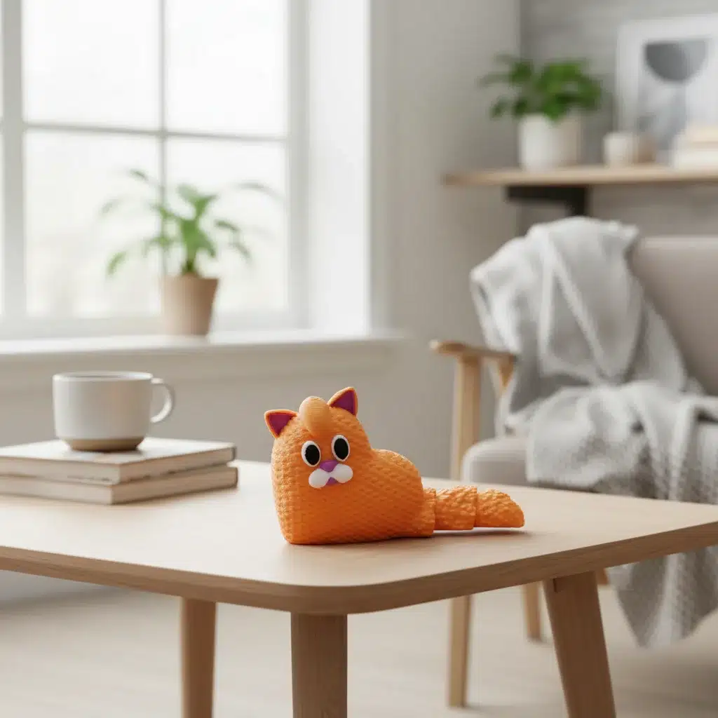 3D-Druck Katze Strick-Optik – Bild 3