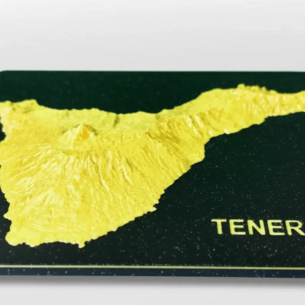 Mapa Relieve 3D Tenerife - Decoración Escritorio - Imagen 3